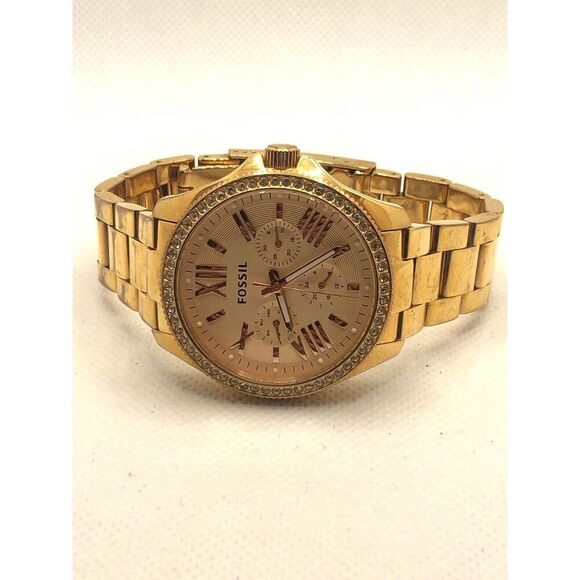 Fossil AM4483 Women's Stainless Steel Analog Dial Quartz Genuine Watch LP392 - Picture 5 of 9